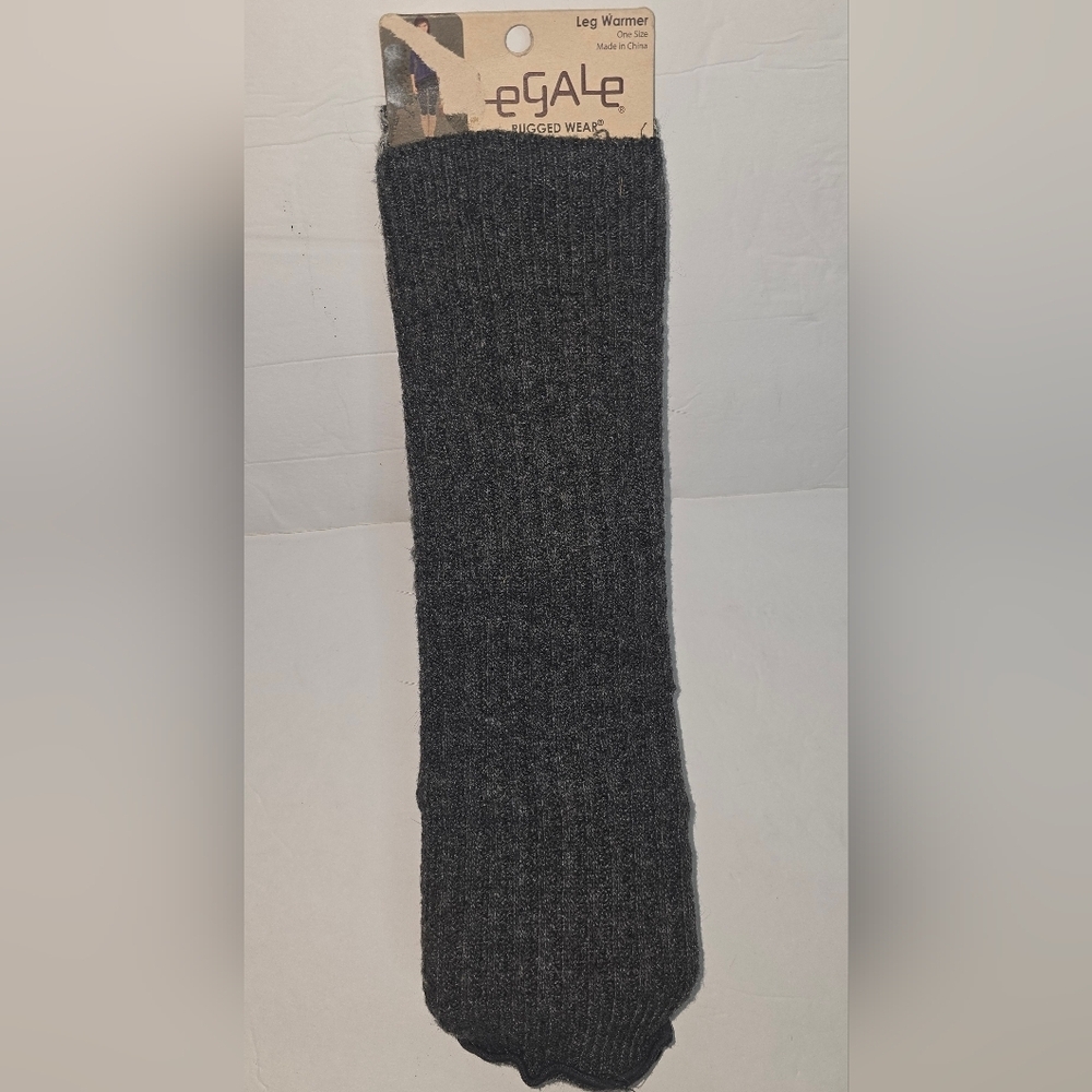 2 Pair of Egale Rugged Wear Leg Warmers Gray One Size